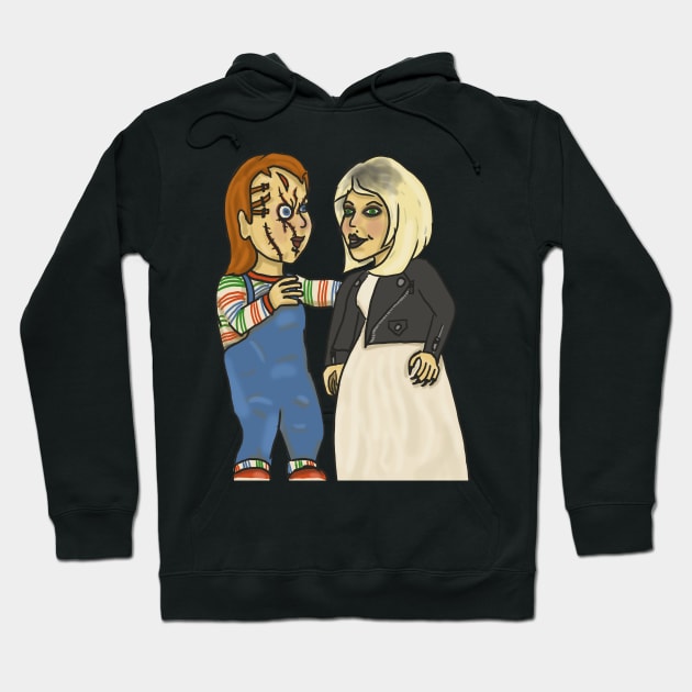 The Bride of Chucky Hoodie by tesiamarieart